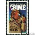 United States of America 1984 McGruff, The Crime Dog-Stamps-United States of America-Mint-StampPhenom