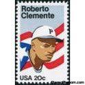 United States of America 1984 Roberto Clemente-Stamps-United States of America-Mint-StampPhenom