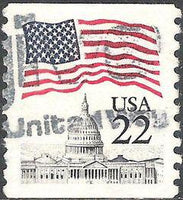 United States of America 1985 Flag over Capitol-Stamps-United States of America-Mint-StampPhenom