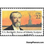 United States of America 1985 Frederick A. Bartholdi-Stamps-United States of America-Mint-StampPhenom