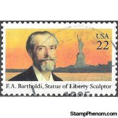 United States of America 1985 Frederick A. Bartholdi-Stamps-United States of America-Mint-StampPhenom