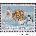 United States of America 1985 Ice Skater, Emblem, Skier-Stamps-United States of America-Mint-StampPhenom