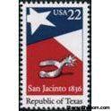 United States of America 1986 150 Years Texas State Flag and Silver Spur-Stamps-United States of America-Mint-StampPhenom