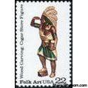 United States of America 1986 Woodcarved Figurines-Stamps-United States of America-Mint-StampPhenom