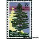 United States of America 1987 150 Years Michigan Statehood-Stamps-United States of America-Mint-StampPhenom