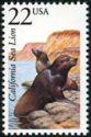 United States of America 1987 American Wildlife Issue 5-Stamps-United States of America-Mint-StampPhenom
