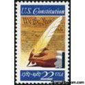 United States of America 1987 Constitution Being Signed-Stamps-United States of America-Mint-StampPhenom