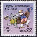 United States of America 1988 Australia Bicentennial-Stamps-United States of America-Mint-StampPhenom