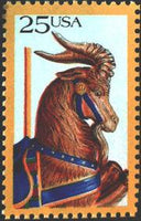 United States of America 1988 Carousel Animals-Stamps-United States of America-Mint-StampPhenom