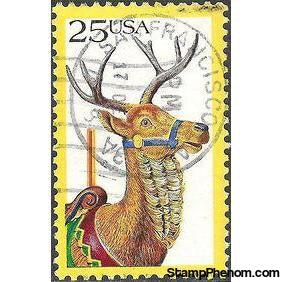 United States of America 1988 Carousel Animals-Stamps-United States of America-Mint-StampPhenom