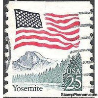 United States of America 1988 Flag over Yosemite-Stamps-United States of America-Mint-StampPhenom