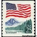 United States of America 1988 Flag over Yosemite-Stamps-United States of America-Mint-StampPhenom
