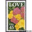 United States of America 1988 Love Roses-Stamps-United States of America-Mint-StampPhenom