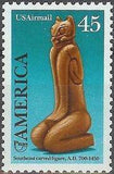 United States of America 1989 Pre- Columbian Carvings-Stamps-United States of America-Mint-StampPhenom