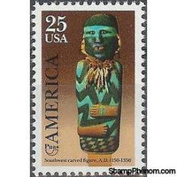 United States of America 1989 Pre- Columbian Carvings-Stamps-United States of America-Mint-StampPhenom