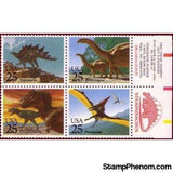 United States of America 1989 Prehistoric Creatures-Stamps-United States of America-Mint-StampPhenom