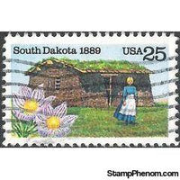 United States of America 1989 South Dakota Statehood-Stamps-United States of America-Mint-StampPhenom