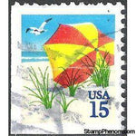 United States of America 1990 Beach Umbrella - Booklet Issue-Stamps-United States of America-Mint-StampPhenom