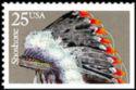 United States of America 1990 Indian Headdresses-Stamps-United States of America-Mint-StampPhenom