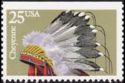 United States of America 1990 Indian Headdresses, Imperforate on Top-Stamps-United States of America-Mint-StampPhenom