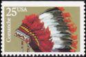 United States of America 1990 Indian Headdresses, Imperforate on Top-Stamps-United States of America-Mint-StampPhenom