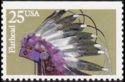 United States of America 1990 Indian Headdresses, Imperforate on Top-Stamps-United States of America-Mint-StampPhenom