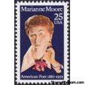 United States of America 1990 Marianne Craig Moore-Stamps-United States of America-Mint-StampPhenom