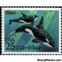 United States of America 1990 Marine Mammals-Stamps-United States of America-Mint-StampPhenom