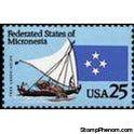 United States of America 1990 Micronesia & Marshall Islands-Stamps-United States of America-Mint-StampPhenom