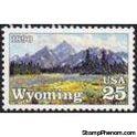 United States of America 1990 Wyoming Centennial Statehood-Stamps-United States of America-Mint-StampPhenom