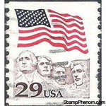 United States of America 1991 Flag Over Mount Rushmore-Stamps-United States of America-Mint-StampPhenom