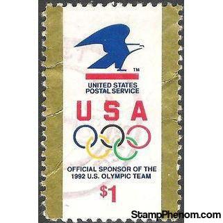 United States of America 1991 USPS Logo Olympic Rings-Stamps-United States of America-Mint-StampPhenom