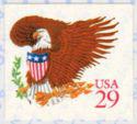 United States of America 1992 Eagle and Shield-Stamps-United States of America-Mint-StampPhenom