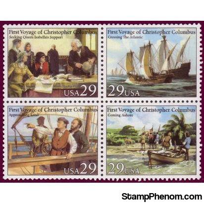 United States of America 1992 First Voyage of Christopher Columbus 1492-Stamps-United States of America-Mint-StampPhenom