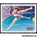 United States of America 1992 Winter Olympics-Stamps-United States of America-Mint-StampPhenom