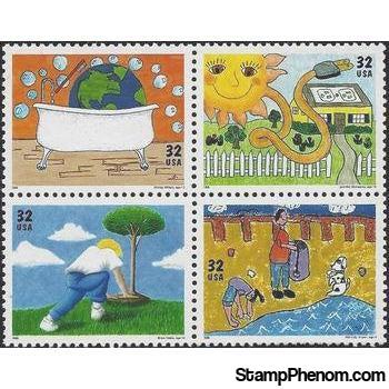 United States of America 1995 Earth Day Anniversary-Stamps-United States of America-Mint-StampPhenom