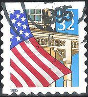 United States of America 1995 Flag Over Porch-Stamps-United States of America-Mint-StampPhenom