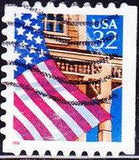 United States of America 1995 Flag Over Porch-Stamps-United States of America-Mint-StampPhenom