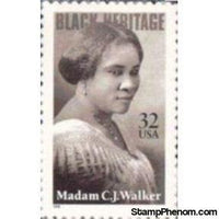 United States of America 1998 Black Heritage. Madam C. J. Walker-Stamps-United States of America-Mint-StampPhenom