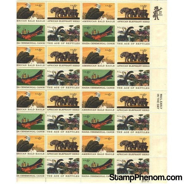 United States of America Animals , 32 stamps