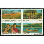 United States of America Scouting , 4 stamps