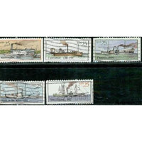 United States of America Ships , 5 stamps