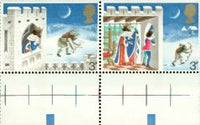 United Kingdom Christmas , 2 stamps