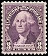 United States 1932 Washington, 3c deep violet - United States 1932 Washington, 3c deep violet