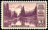United States 1932 Washington, 3c deep violet - United States 1932 Washington, 3c deep violet