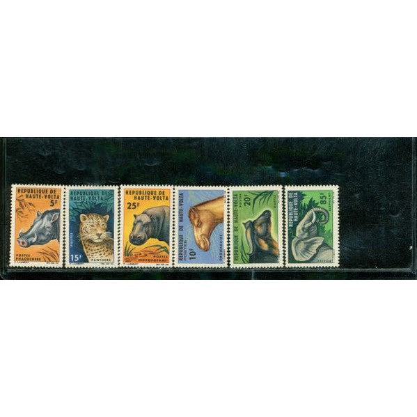 Upper Volta Animals , 6 stamps