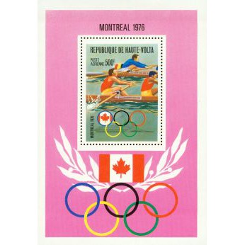 Upper Volta Olympics Lot 3 , 1 souvenir sheet