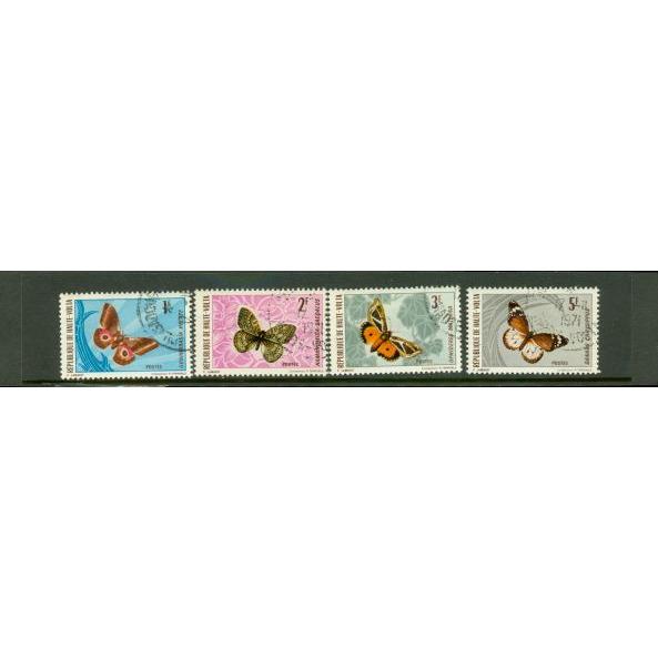Upper Volta Butterflies , 4 stamps - Upper Volta Butterflies , 4 stamps