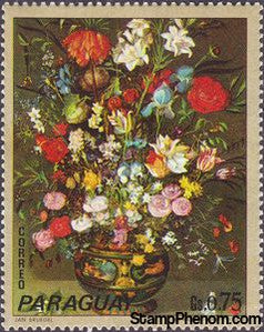 Paraguay 1973 Vase of flowers, J. Brueghel
