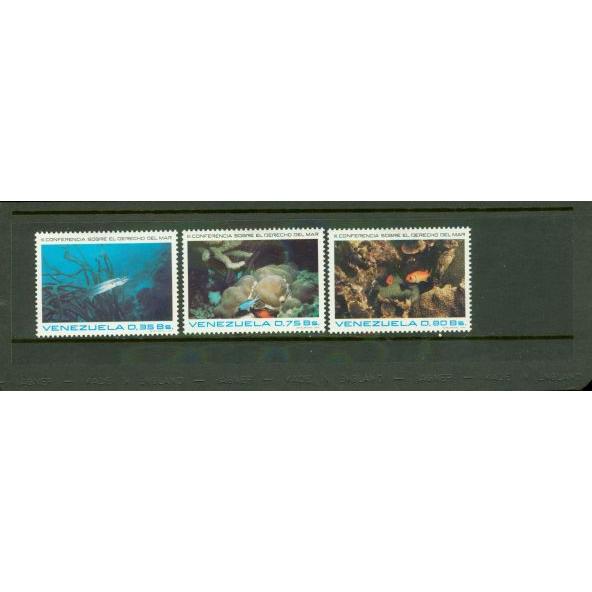 Venezuela Fishes , 3 stamps - Venezuela Fishes , 3 stamps